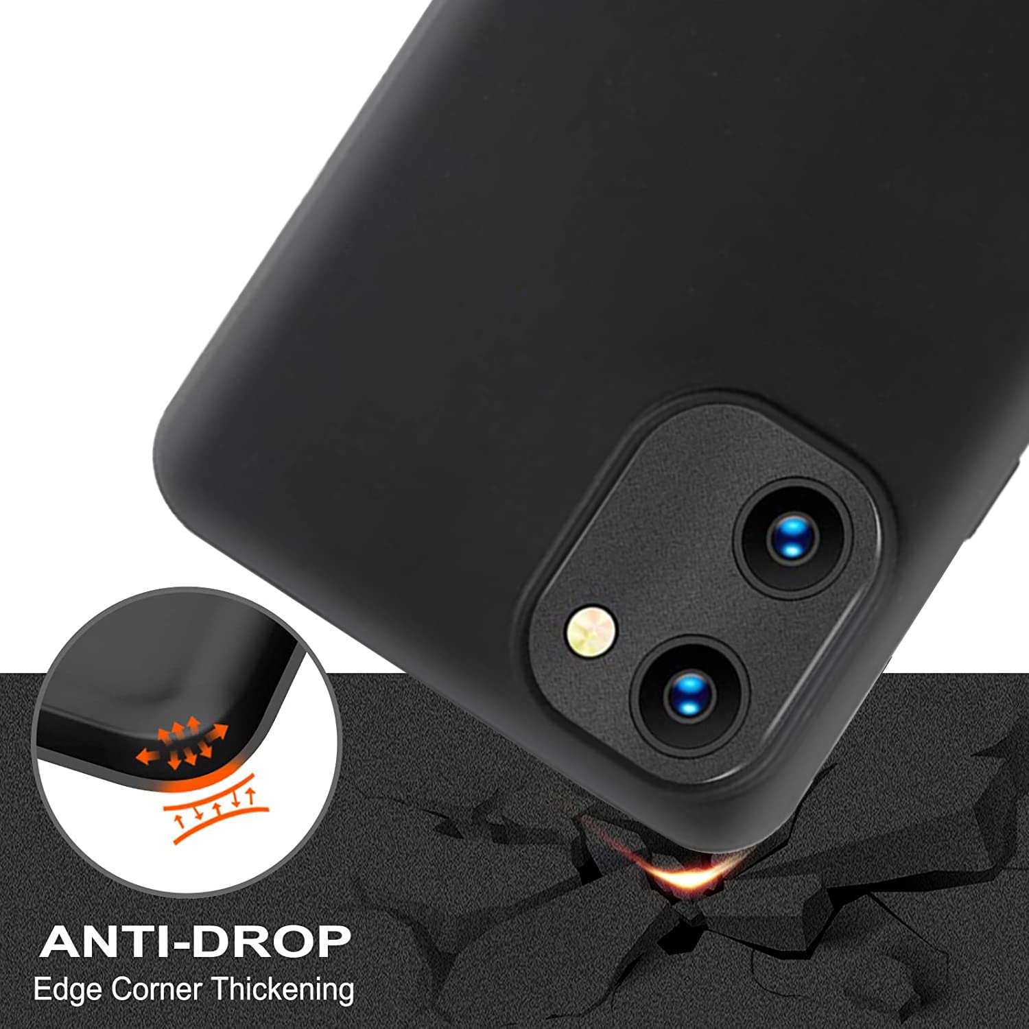 ZXLZKQ per Umidigi C1 Max Cover + Vetro Temperato Pellicola Protettiva, ( 6.52) Trasparente Magro Silicone Antiurto Morbido TPU Bumper Case Custodia per Umidigi C1 Max - WM108