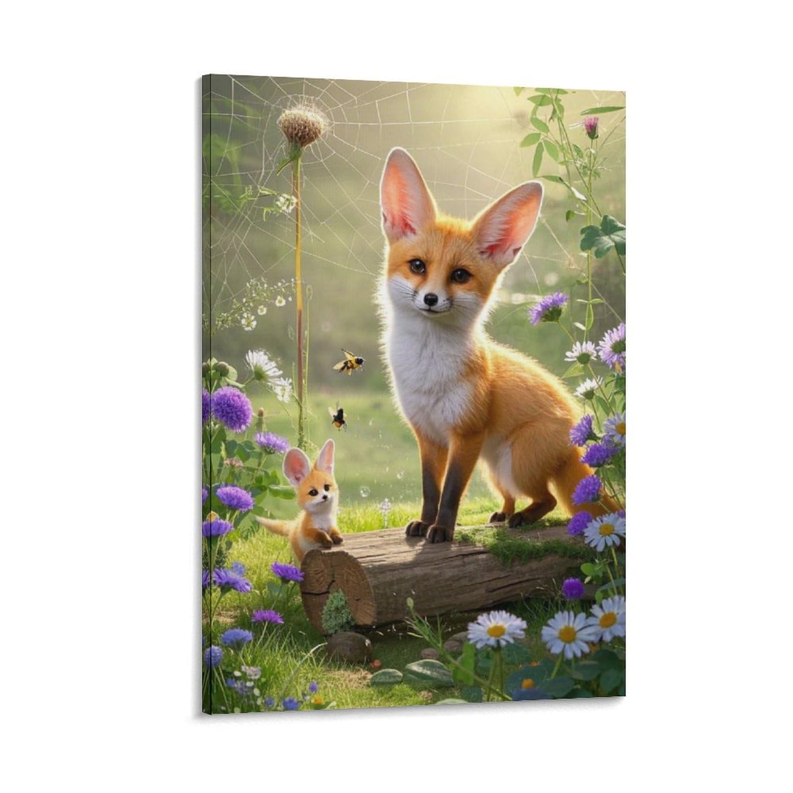 Decoration murale fennec format 30x45cm pour habiller un mur vide - 7