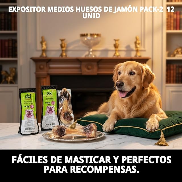Foto 5 de 7 de MOLY Medio Hueso de Jamón para Perros