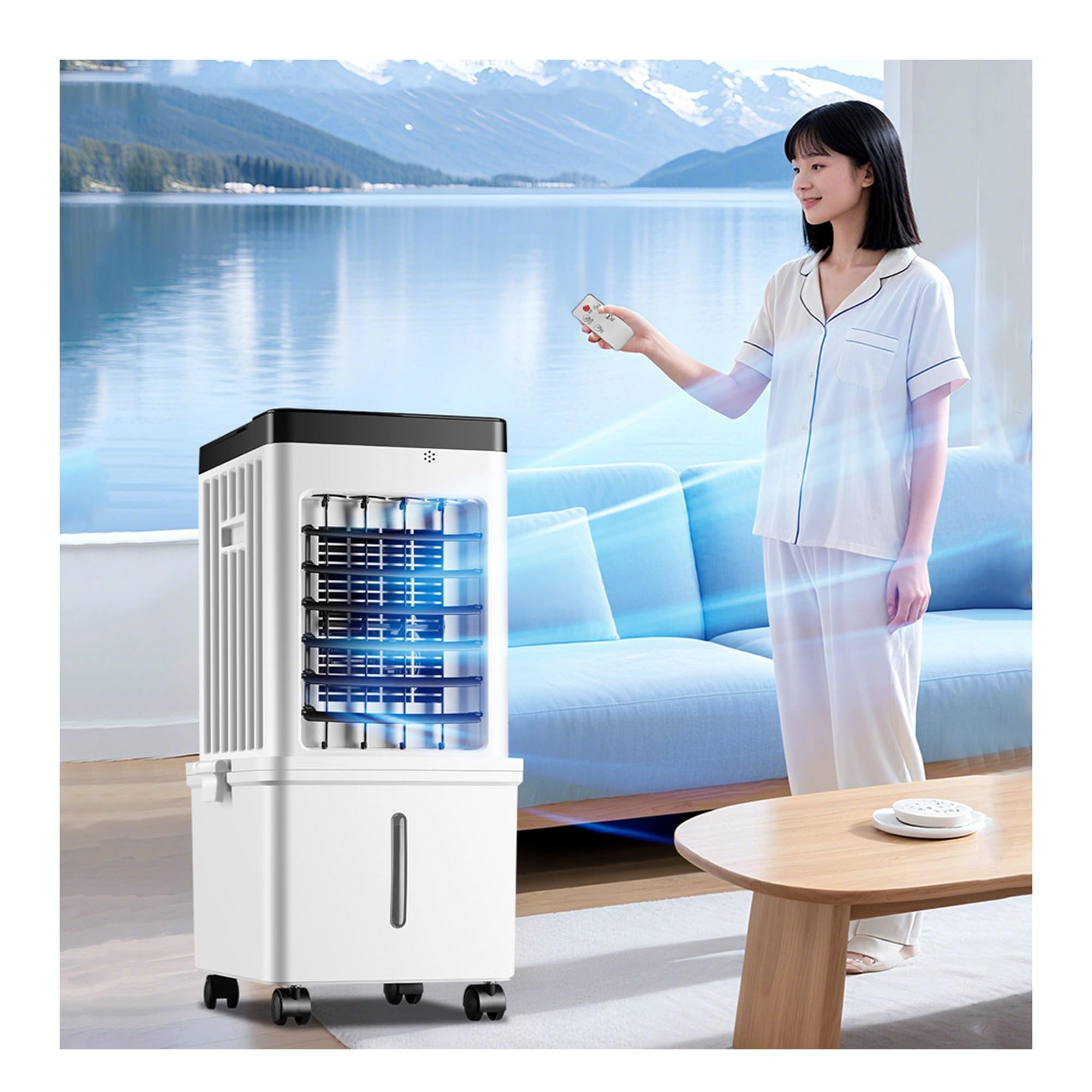 Quiet Windowless Swamp Cooler, portable air conditioners