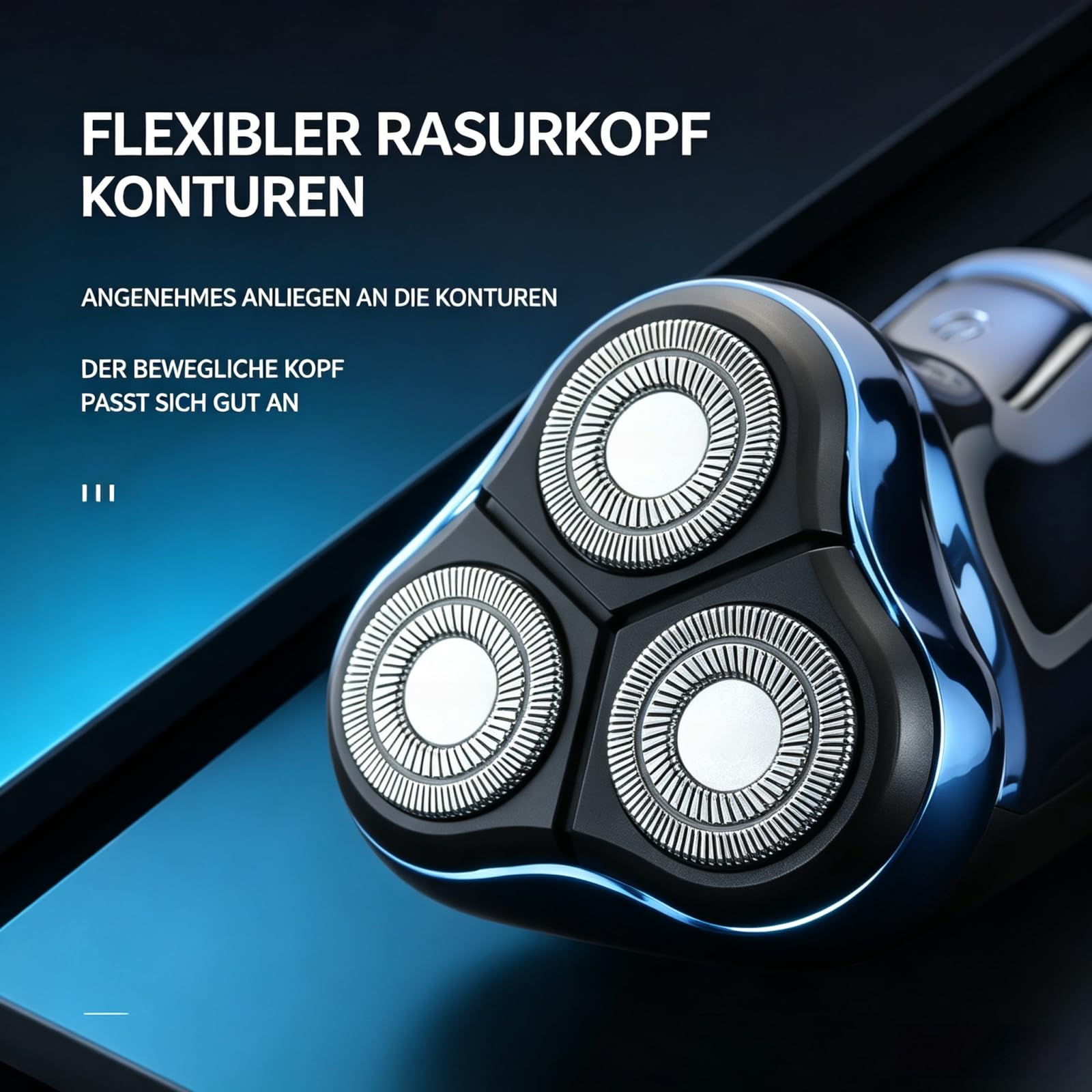Men's Razor V1 Pro‑Herrenrasierer (Schwarz)