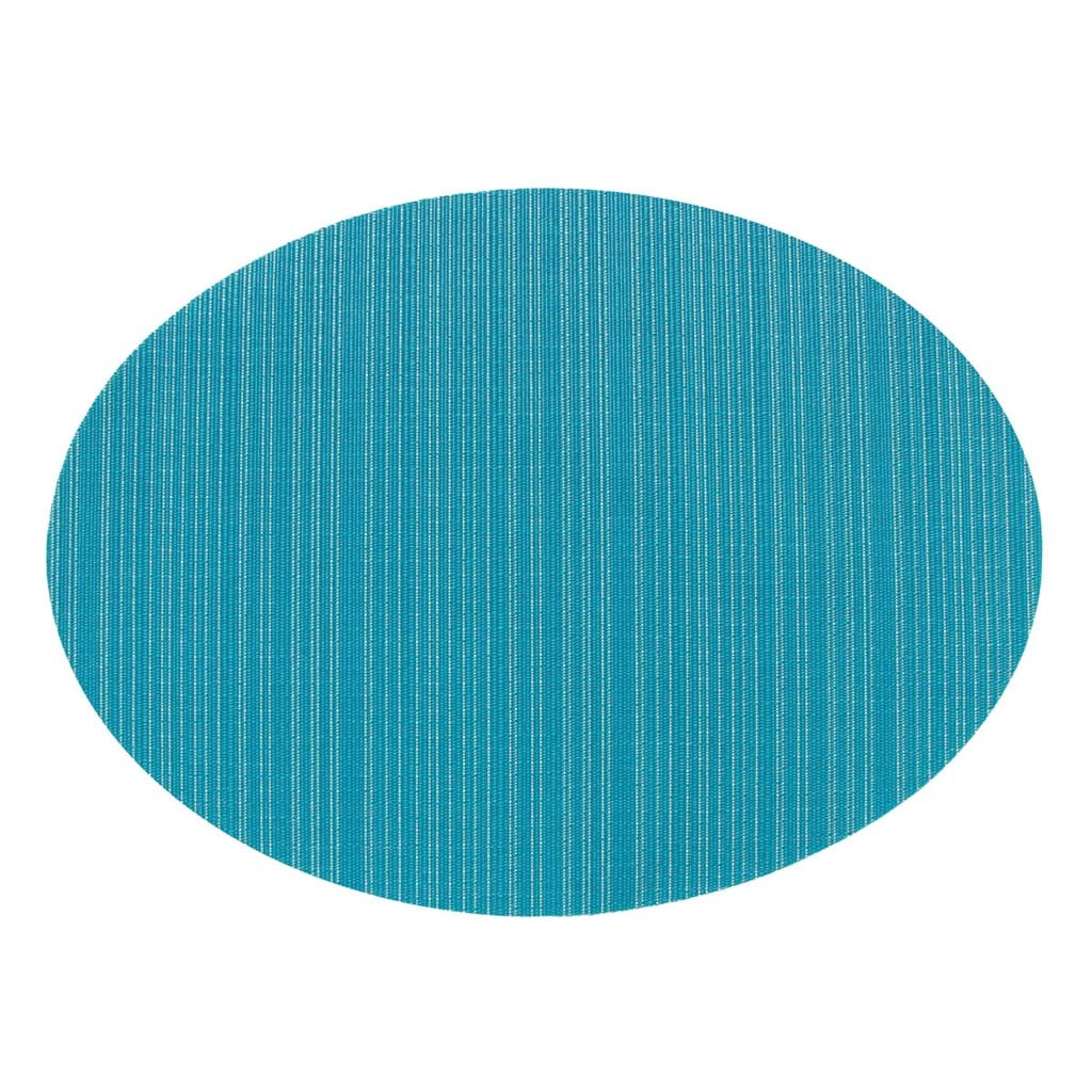IANSHFKN European Placemats Pvc Hotel Restaurant Vertical Pattern Western Dinner Mat Oval Coffee Table