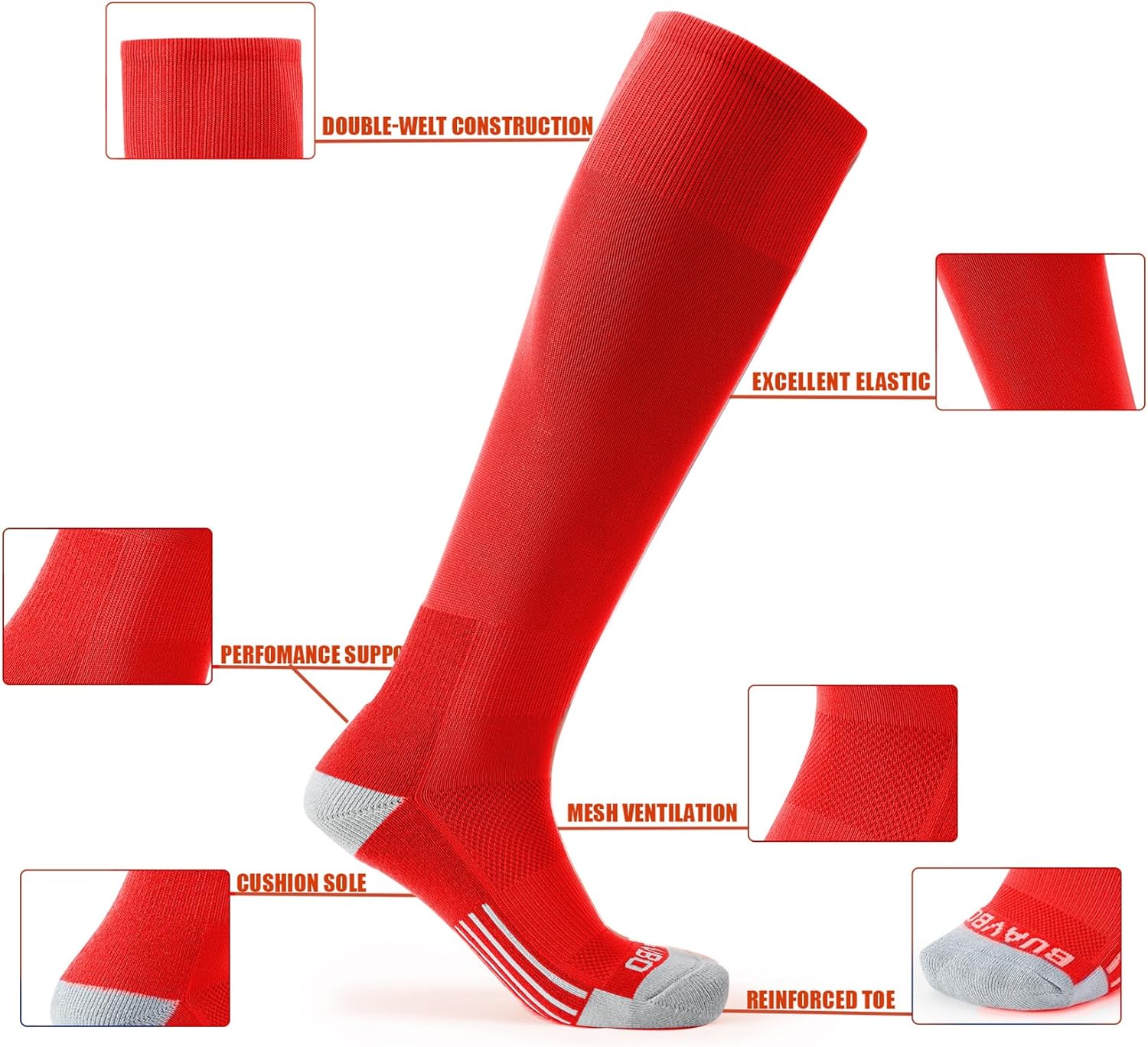 Toddler Baseball/Softball Socks And Belt Combo Kids T-Ball Socks For Youth Boys Girls(2 Pairs Of Socks & 1 Belt)