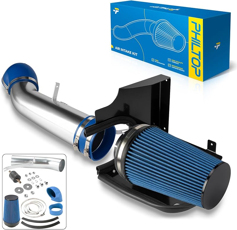 Kit de admissão de ar frio PHILTOP 4" para GMC Sierra 1500 2002–2004 – 1 unidade