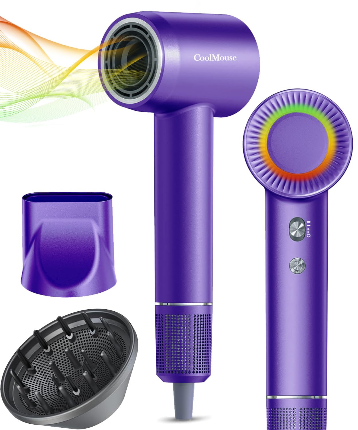 Hair Dryer 150000 RPM High Speed Drying, New Amazon.com : Cosy Companions High-Speed Ionic Hair Dryer  main image 4