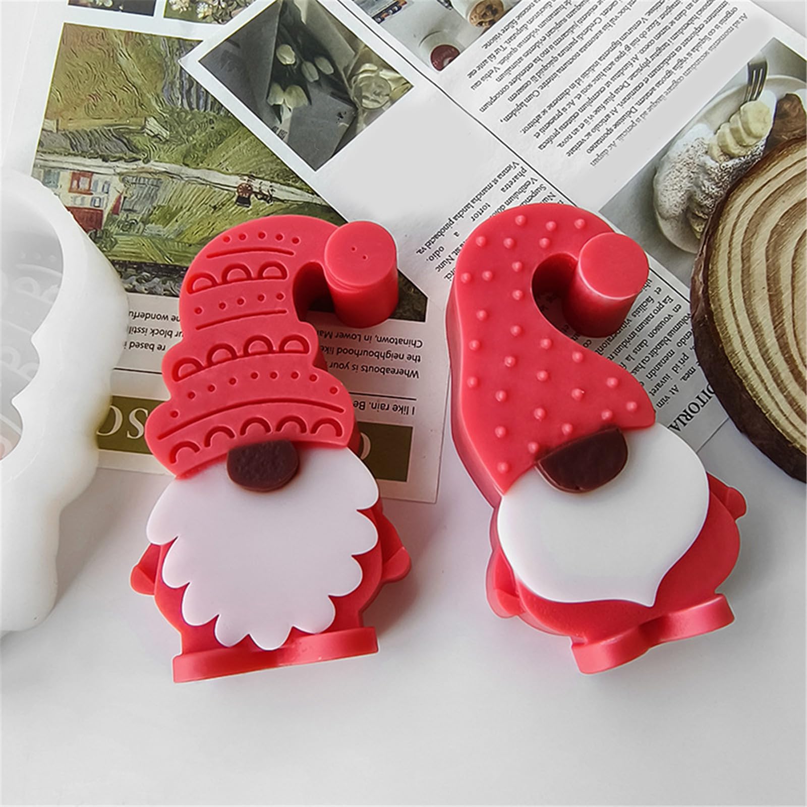 Stampo In Silicone Per Sapone E Dolci A Tema Natale - Antiaderente, Flessibile, Lavabile In Lavastoviglie