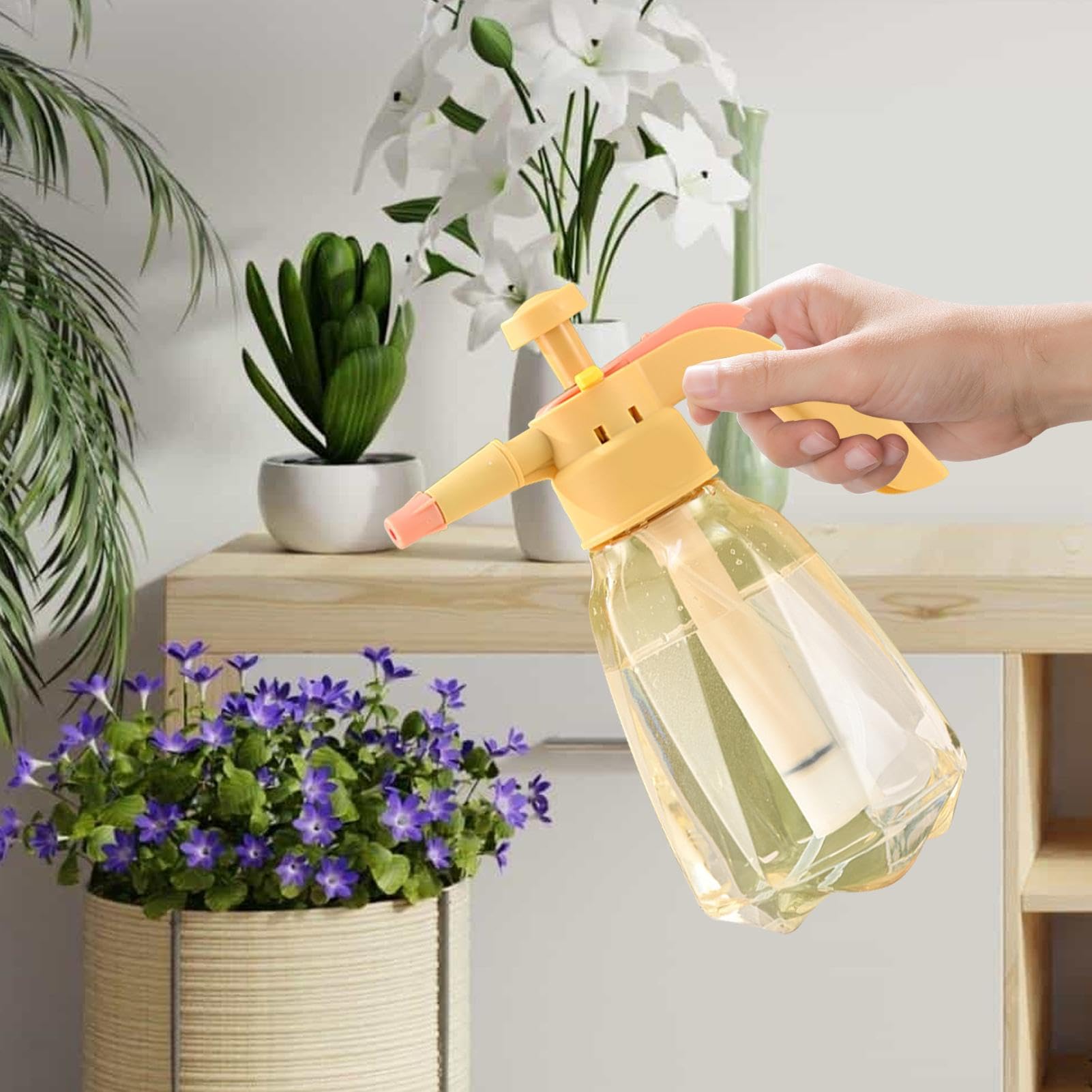 Spruzzatore regolabile per tubo da giardino, ugello portatile per