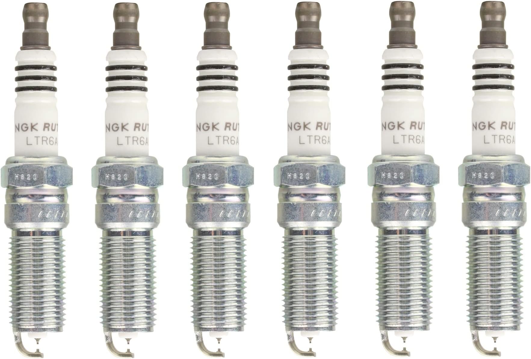 NGK Set of 6 Ruthenium HX High Spark Plugs For Ford Mazda Chevy GMC Lincoln V6
