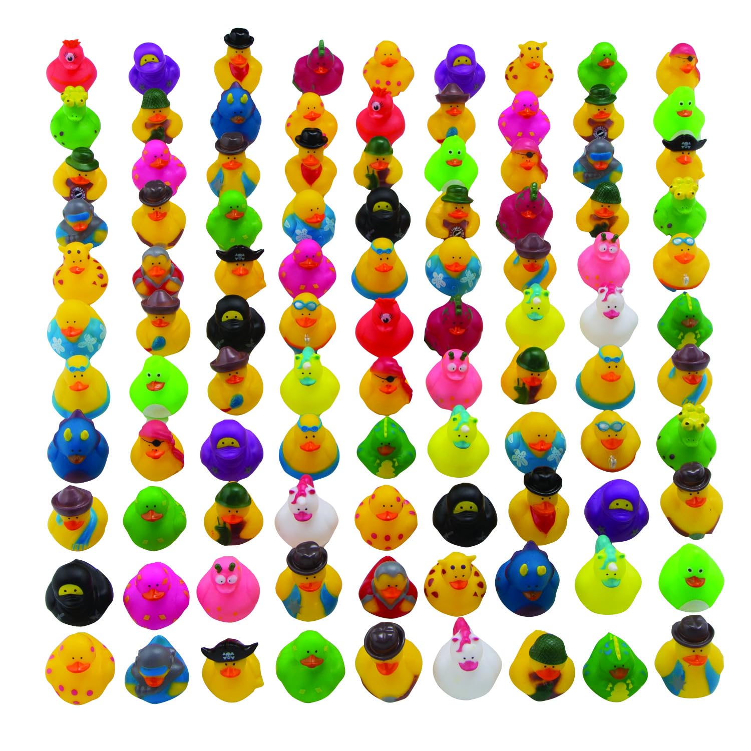 Amazon.com: Fun Express Mega Rubber Ducky Assortment | 100 Pieces