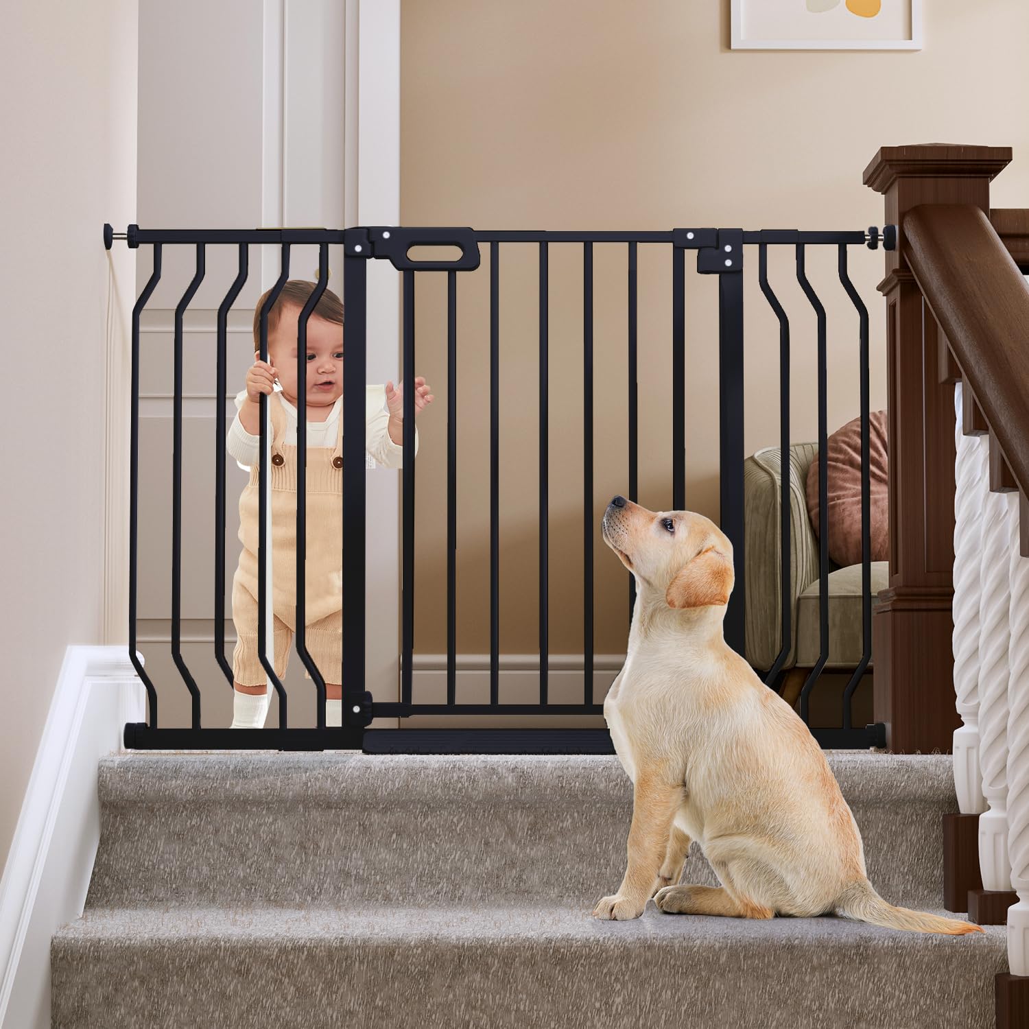 GROWNSY Baby Gate V-Shape