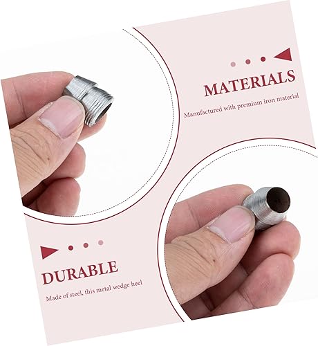 Miniatura 2 de Cabilock Martillo redondo de metal para mango de hacha mango martillo redondo fácil de instalar para trabajadores de la construcción