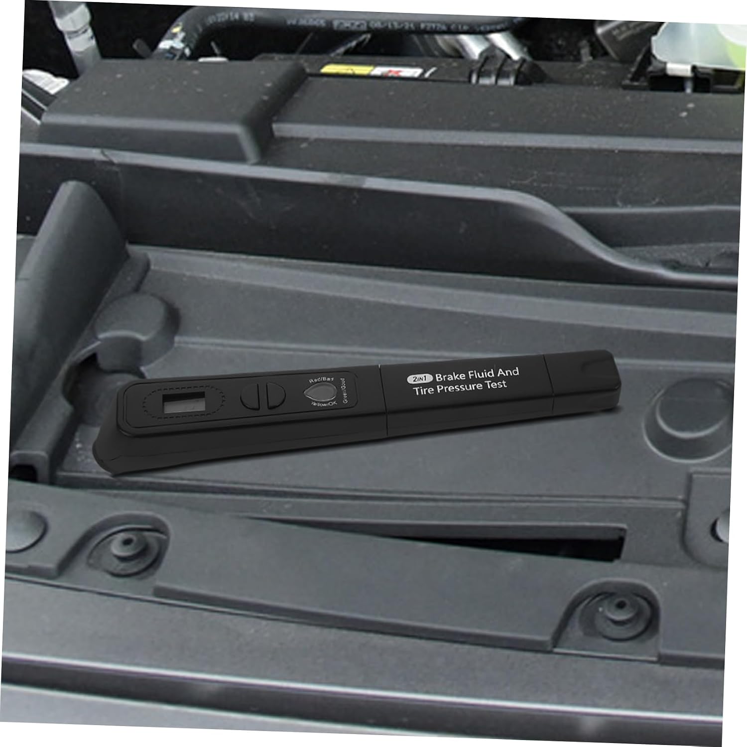 SOLUSTRE Car Tester Pen Fluid Moisture Analyzer and Tire Pressure Monitor Portable and Compatible Various Car Models for Efficient Maintenance and Repairs