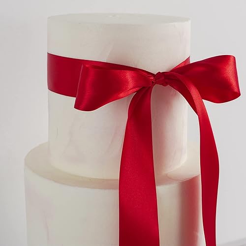 Vista 836 de MEEDEE Orange Satin Ribbon - 1.5 inch Double Faced Satin Ribbon, 50 Yards - Neon Tangerine - For Christmas, Thanksgiving, Halloween, Weddings