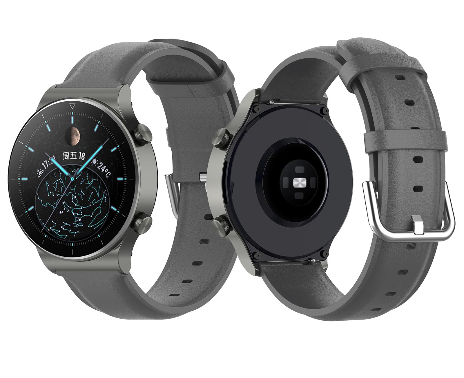 GIOPUEY Cinturini Compatibile con Amazfit Bip 5/Bip 5 Unity, Morbido Silicone Cinturino [Resistente all'Usura] [Traspirante] - Midnight Blue