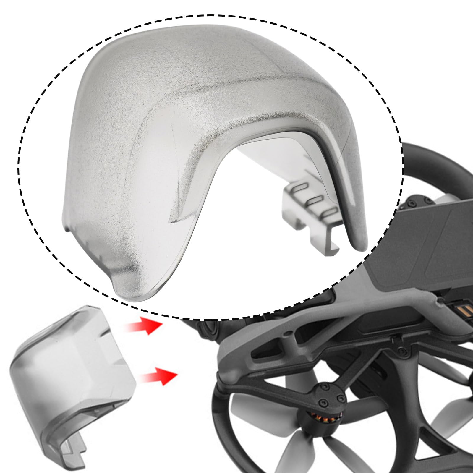 2-pak osłona obiektywu aparatu gimbalowego kompatybilna z dronem DJI Neo 2