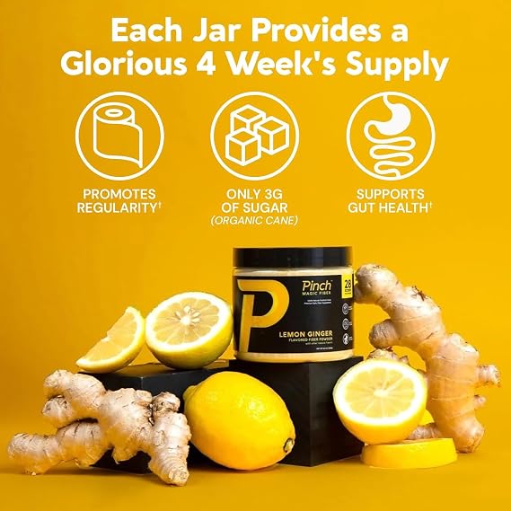 Pinch Magic Fiber - Lemon Ginger 2-Pack