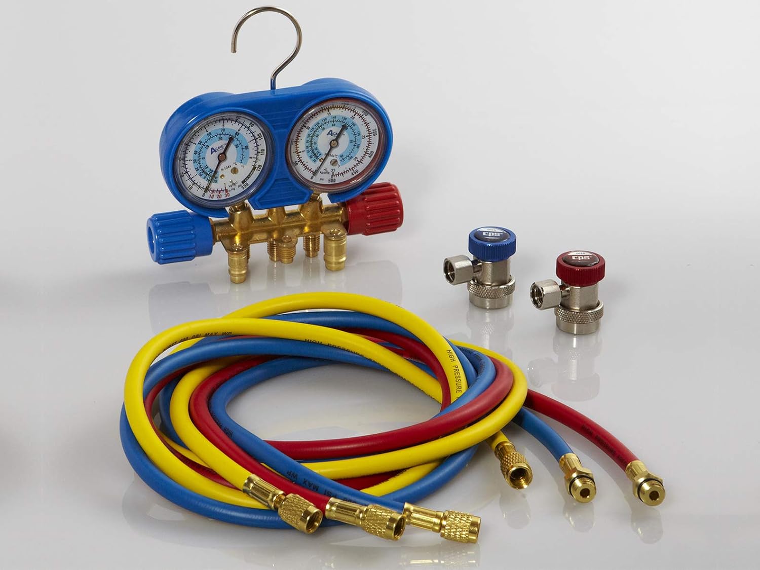 CPS Products AM134BUQ Brass Manifold with Blue Boot, 1 Pack