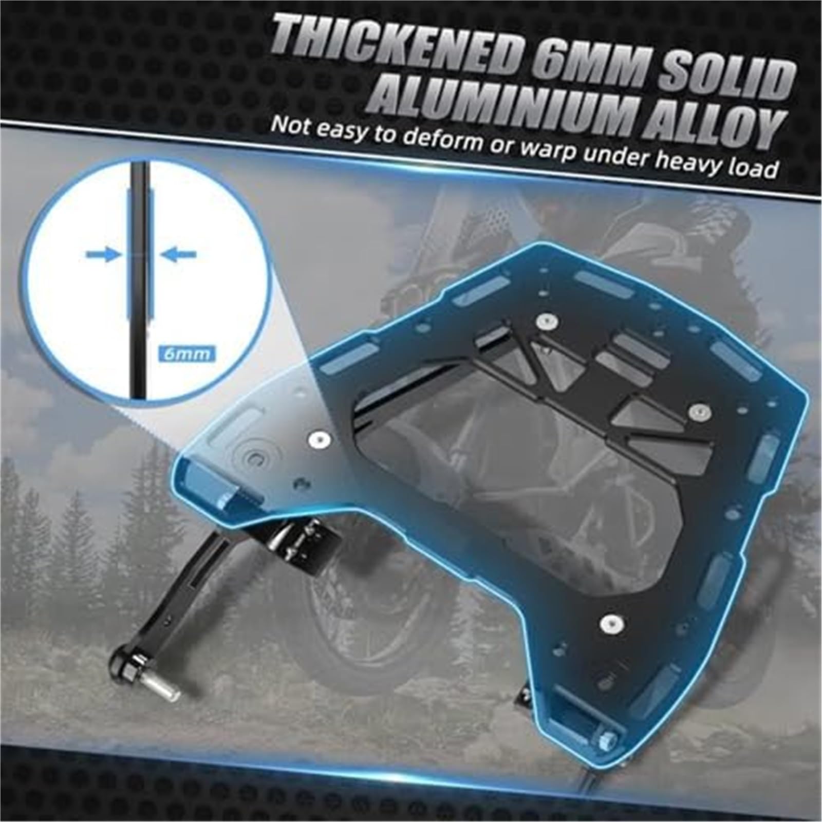 Tylny bagażnik, do DesertX, do Desert X 2022 2023 2024 Tylny bagażnik motocyklowy Uchwyt na kufer bagażowy Uchwyt bagażnika bez bagażnika Bagażnik motocyklowy