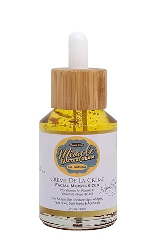 Miracle Butter Cream's Facial Moisturizer, Crème De La Crème (Best of the Best), Reduce Signs of Aging, Light Weight Formula, Fade Scars and Dark