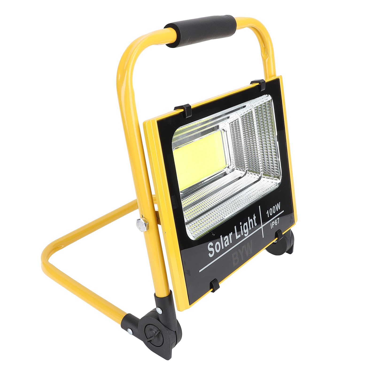 FTVOGUE 100W LED Arbeitsleuchte 20000LM 5000K IP67 Wasserdicht 120° Abstrahlwinkel, mit 180° Verstellbarem Ständer und Klappbarem Griff, für Baustelle Garage (Aluminiumlegierung + legierter Stahl +
