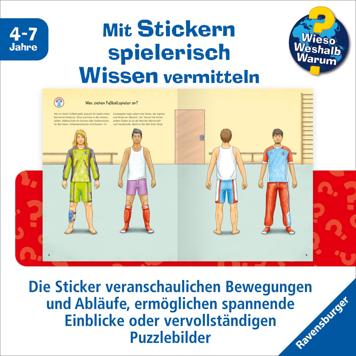 Wieso? Weshalb? Warum? Stickerheft: Fußball