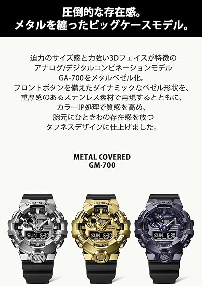 Amazon.com: Casio G-Shock GM-700-1AJF Japan Import New 2024 