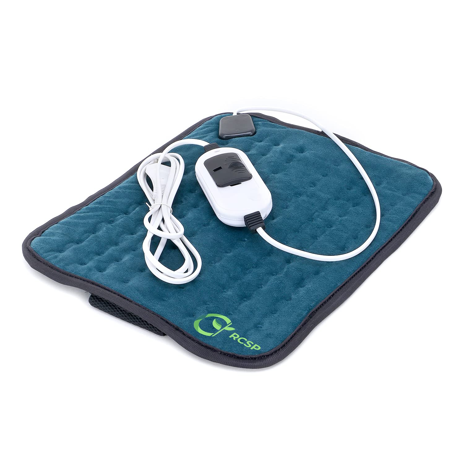 RCSP Electric Heating Pad for Pain Relief and Comfort - Fast-Heating, Washable Cover, Auto-Off - Ideal for Back, Neck, Shoulders, Cramps, Abdominal (GREEN) RC (B0947CFG78) Amazon Price History, Amazon Price Tracker
