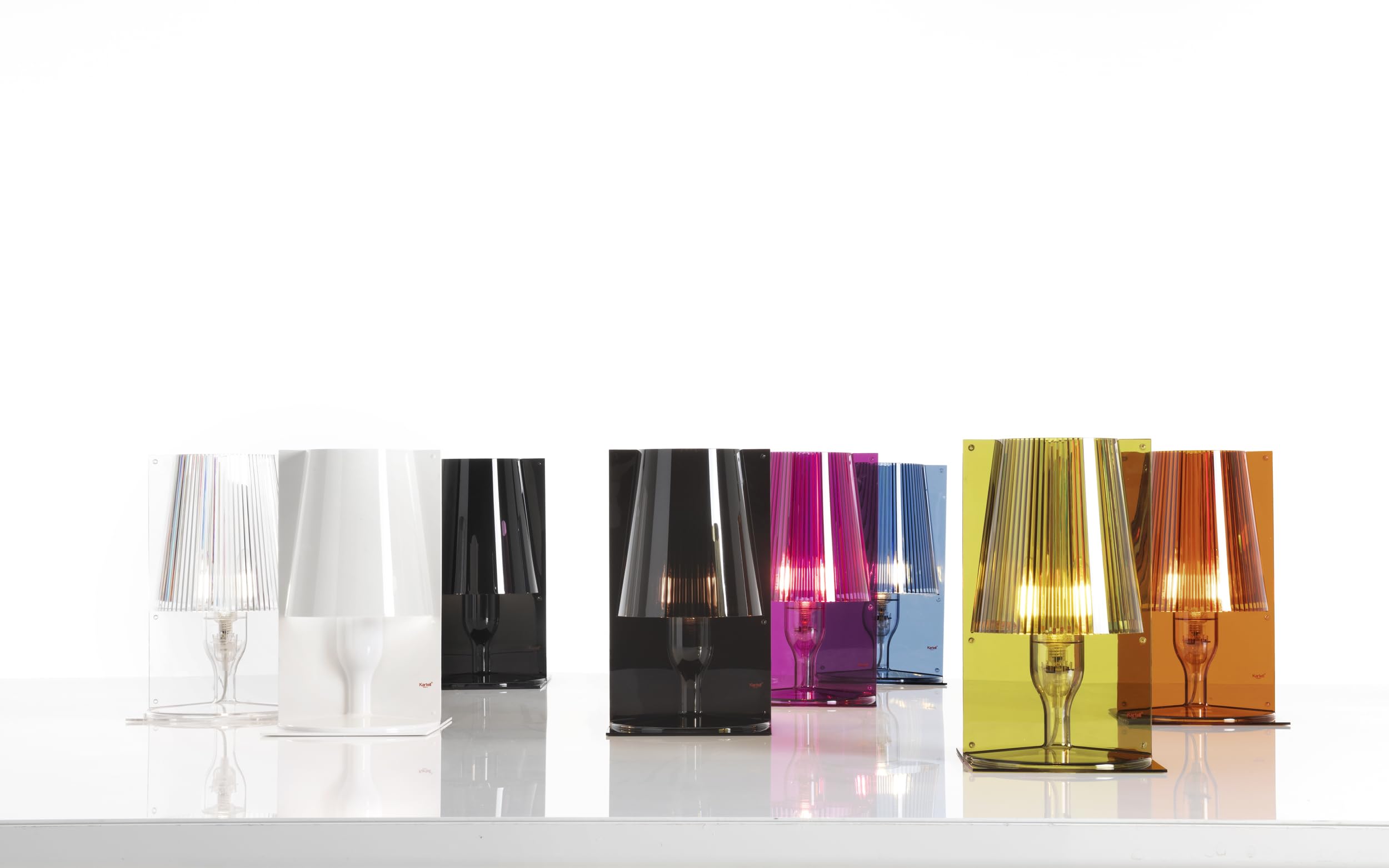 Kartell Take Tafellamp Kristal - 30 cm van Kartell Lampen