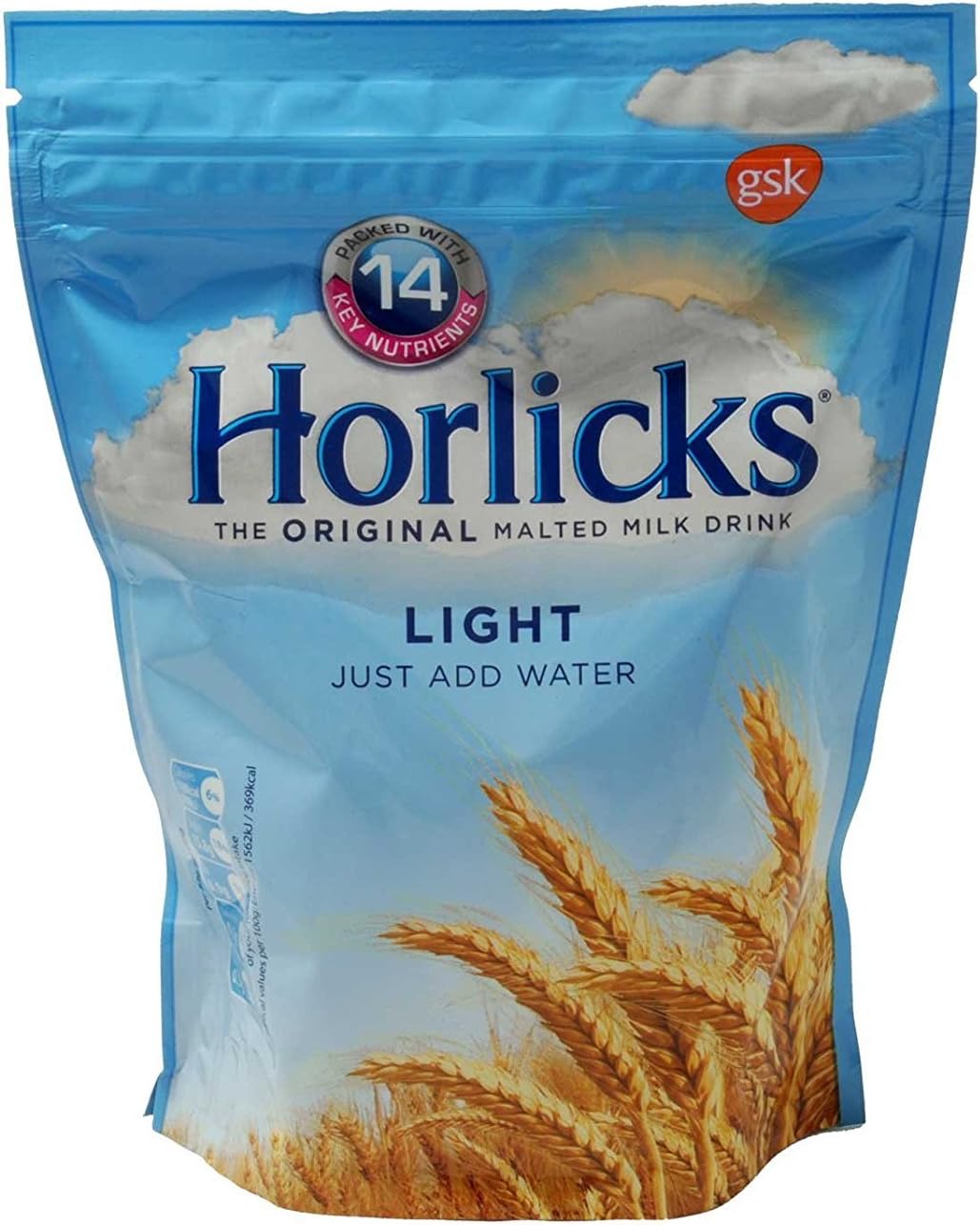 Horlicks The Original Malted Milk Drink Light 400g
