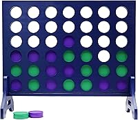 Vista 51 de Tailgating Pros Cuatro en una fila de color azul marino premium con funda de transporte - Juego de patio al aire libre de gran tamaño Jumbo