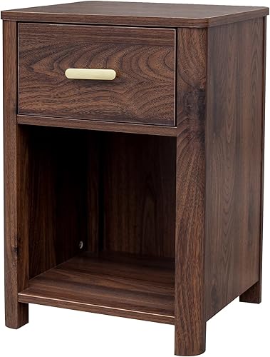 Decor Therapy Emerson - Mesa decorativa con cajón de almacenamiento de 23 pulgadas, nogal disponible en Yaxa Venezuela