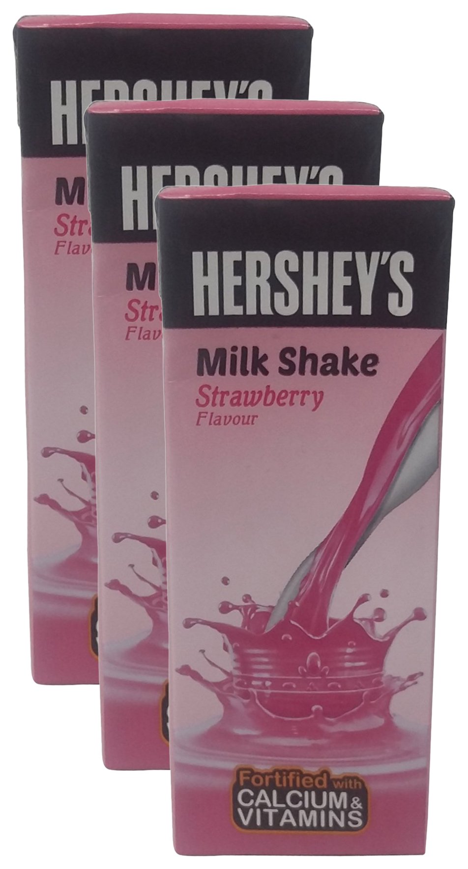 Big Bazaar Combo - Hershey's Milk Shake - Strawberry, 200ml (Buy 2 Get 1, 3 Pieces) Promo Pack-image-49