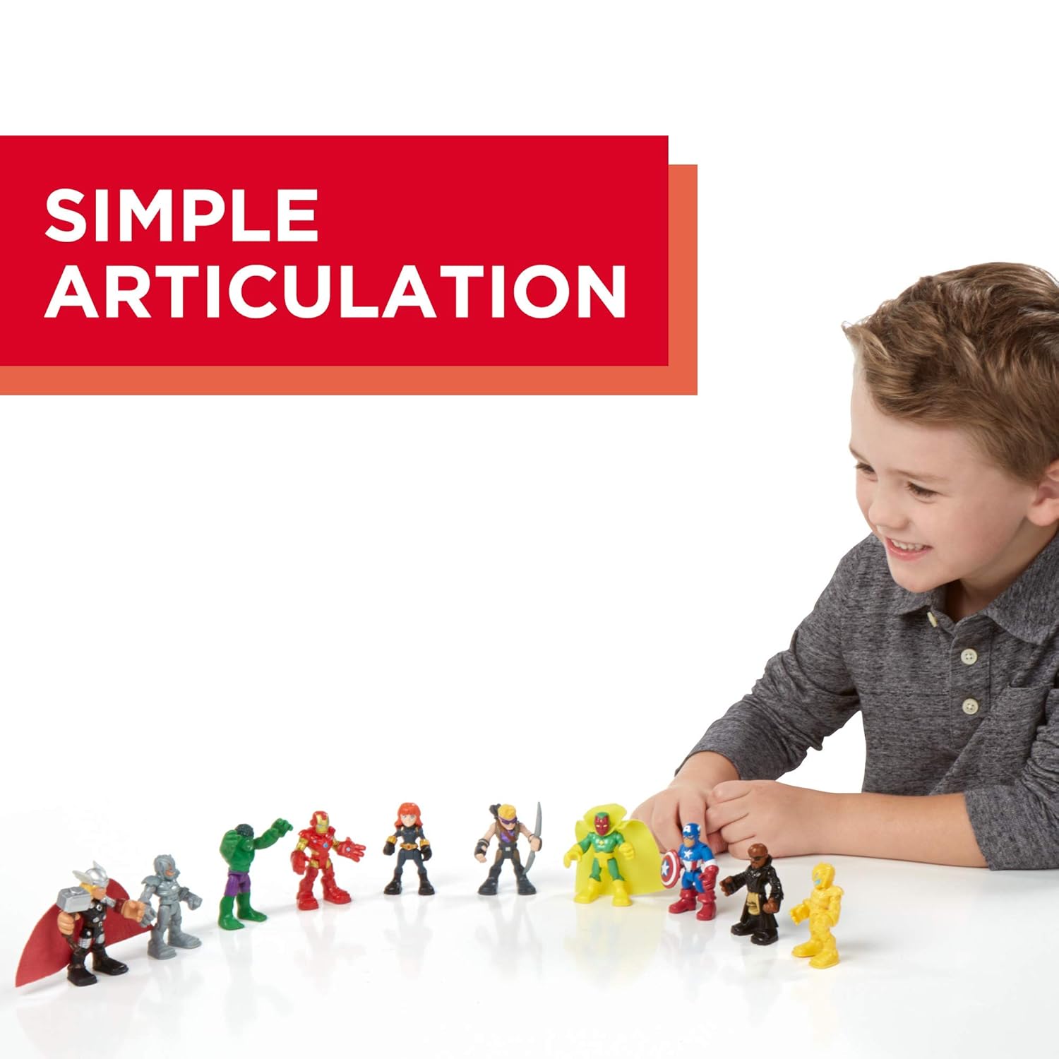 PlaySkool Marvel Super Hero Squad Avengers Heroes Vision Hasbro Action