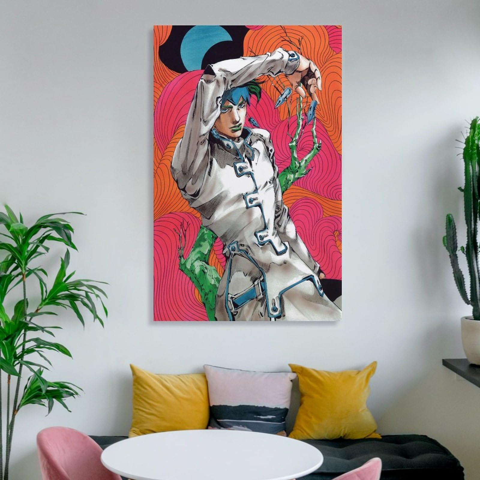 Amazon.co.jp: ジョジョの奇妙な冒険 油絵 現代絵画 アート有名な絵画