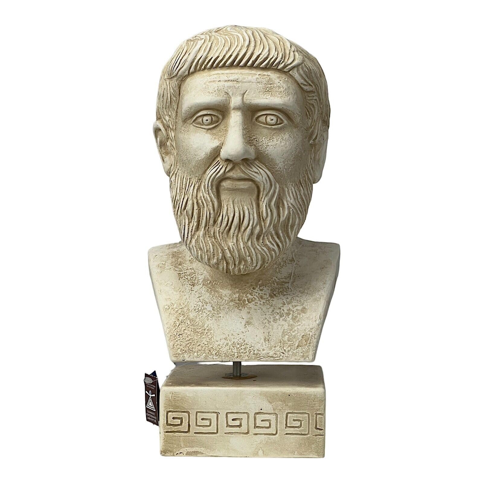 Platon grecki ateński filozof popiersie głowa statuetka rzeźba odlewany kamień