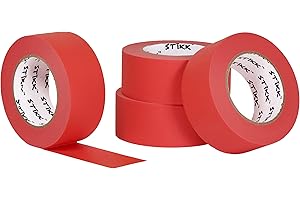 Stikk Red Masking Tape: The Essential Ally for Precise Painting and Home Projects