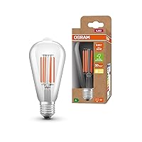 OSRAM LED Lampada a risparmio energetico, filamento Edison