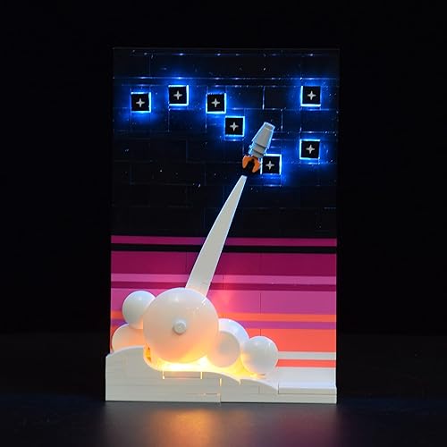 Miniatura 3 de LightGo Kit de iluminación LED diseñado para Lego 21340 Tales of The Space Age Building Set - No incluye modelo (versión clásica)