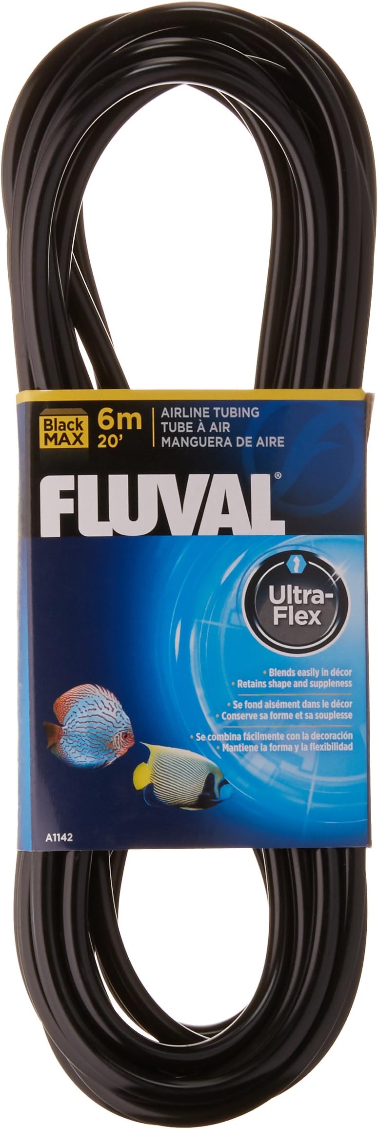 Fluval Airline Tubing 6m Gloss Black