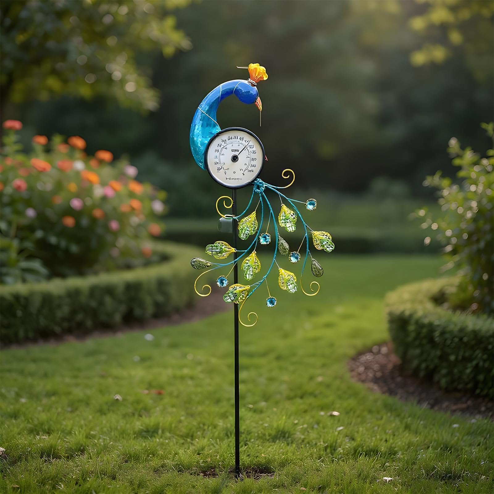 Lampy Solarne Zewnętrzne Oświetlenie LED odporne na warunki atmosferyczne | Lampki LED na Palikach Wbijane w Ziemię Do zastosowania na balkonie, trawniku, ścieżkach, chodnikach, dziedzińcu, ganku