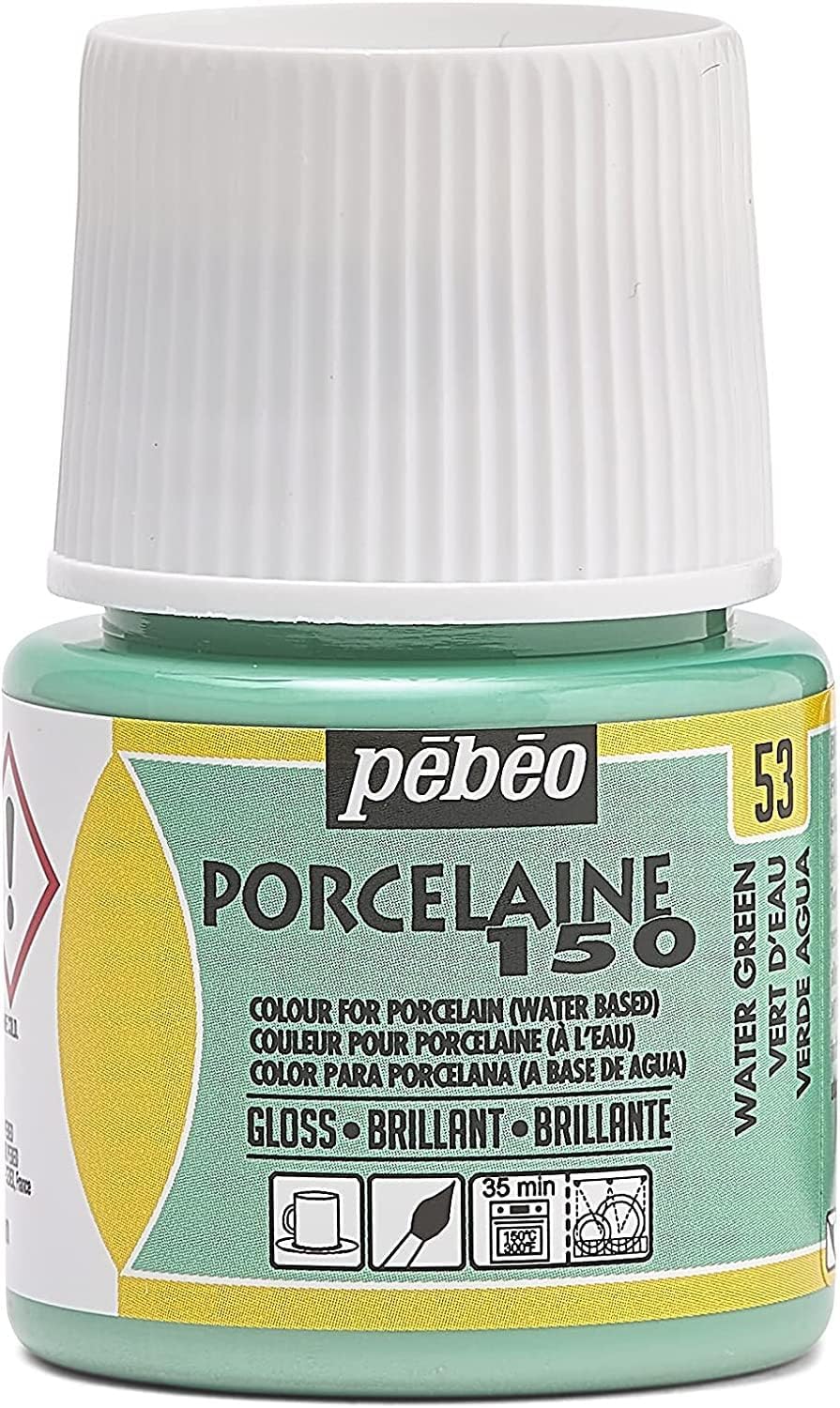 Porcelaine 150, China Paint, 45 ml Bottle - Water Green
