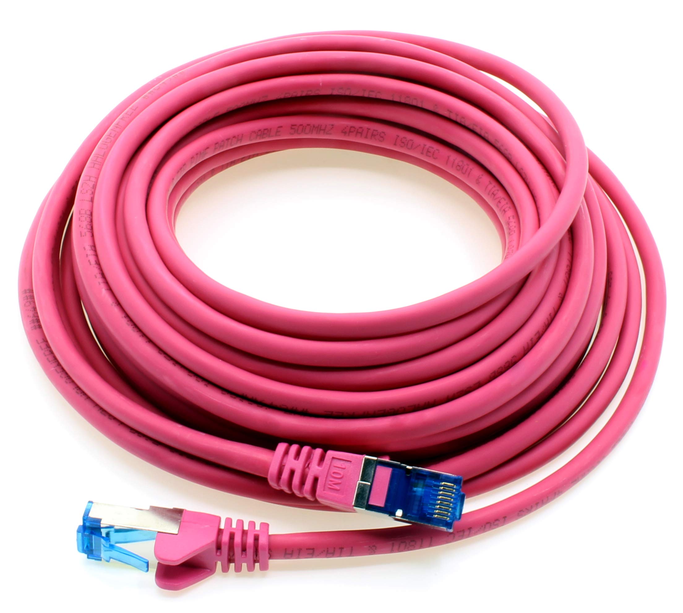 1aTTack.de CAT6 Gigabit LAN-Kabel - 10x 2m 1000 Mbit/s - RJ45 magenta – Bild 9