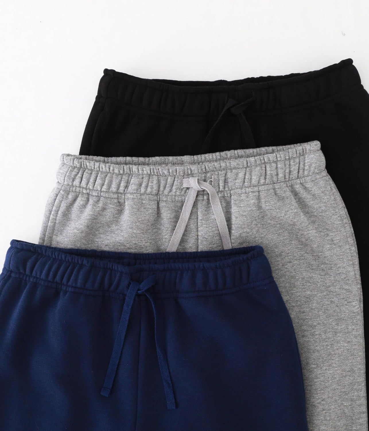 Kids Boys Fleece Lined Pants, Warm Sweatpants for Athletic, 3-Pack, 4-16 Years - Image 6