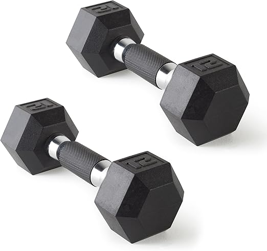 CAP Barbell Coated Dumbbell Weight | Multiple Options Pairs & Sets