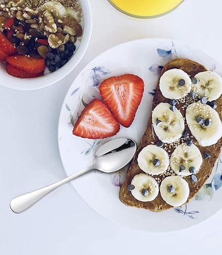 Miniatura 4 de Hiware 12 cucharitas de acero inoxidable 1810 Transparente