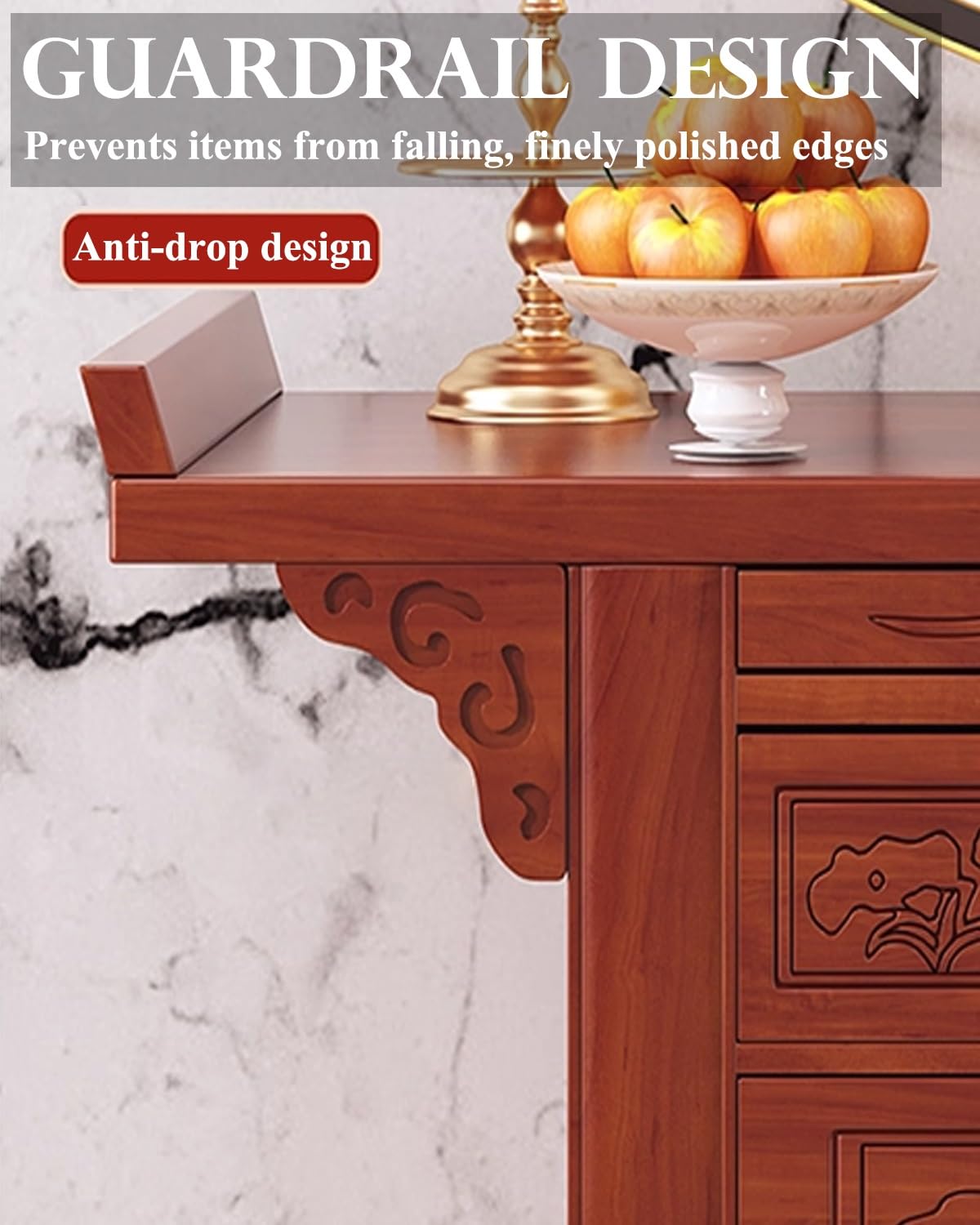 Tavolo Da Preghiera, Altare Di Meditazione In Legno Con E Cassetto, Supporto Per Altare Di Meditazione Zen, Per Casa/ingresso/pooja/offerte(34.6in/88cm)