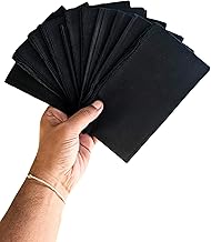 GNR Polyester Saree Falls for Women - Pack of 10 Pieces | Length : 180 Cms Long | Black Color