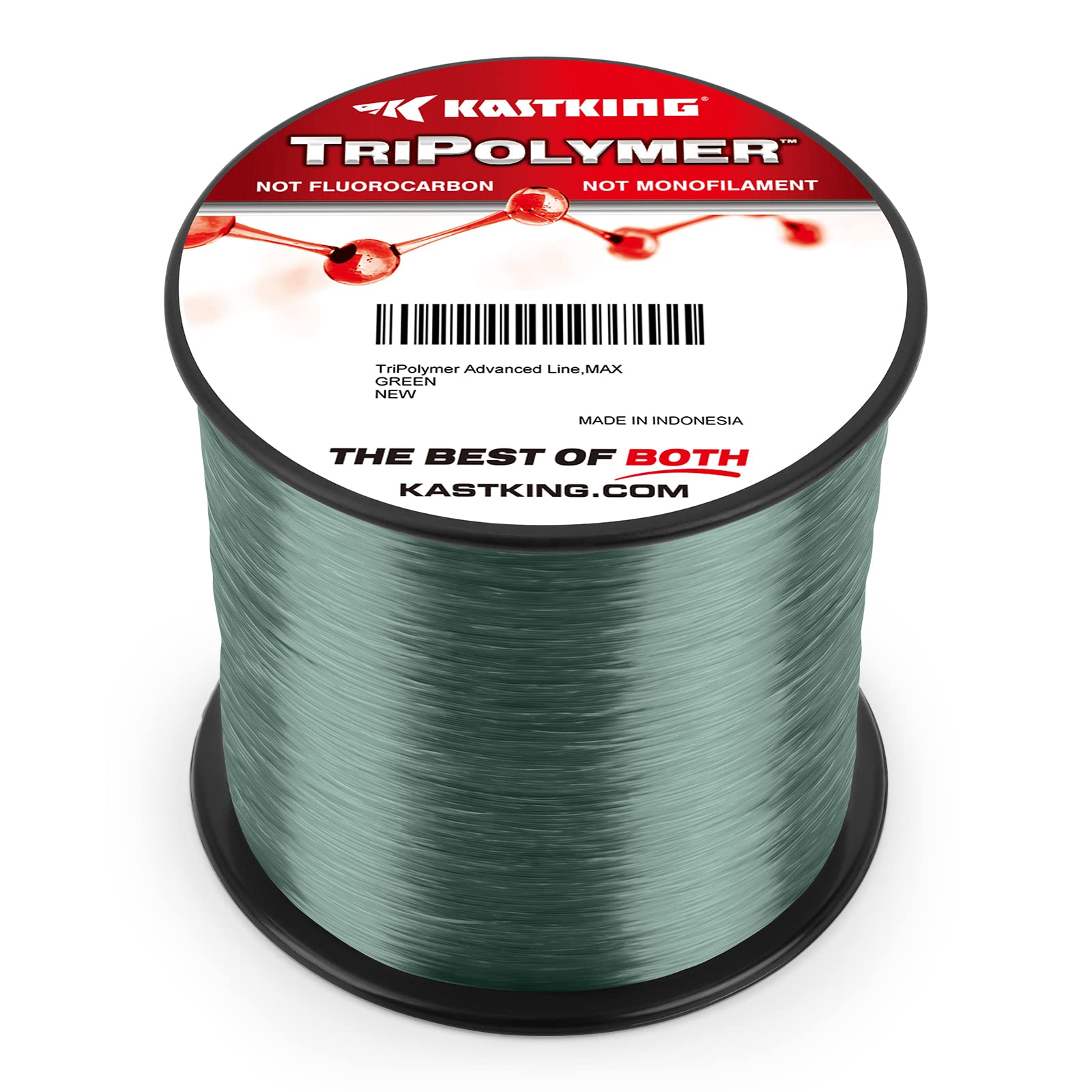 KastKing Tripolymer Advanced Monofilament Fishing Line - ¼ LB Filler Spools Mono Line, High Strength, Highly Abrasion Resistant, Super Smooth, Low Light Refraction, Tri-Extrusion Advanced Fish Line