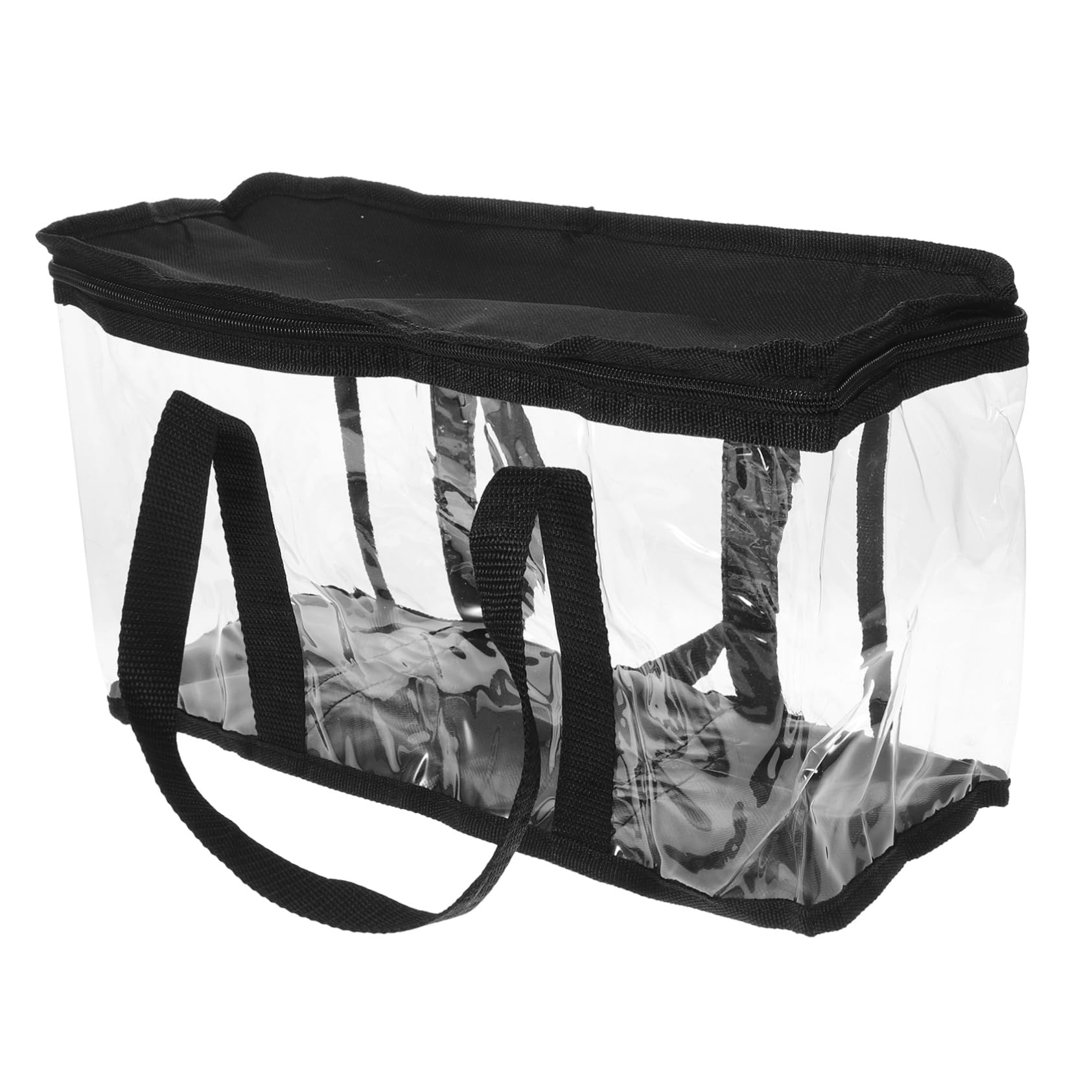 VANZACK Transparent Baseball Cap Storage Bag Clear Handbag with Adjustable Strap Clear Bag for Stadium Use Stylish and Functional Messenger Bag