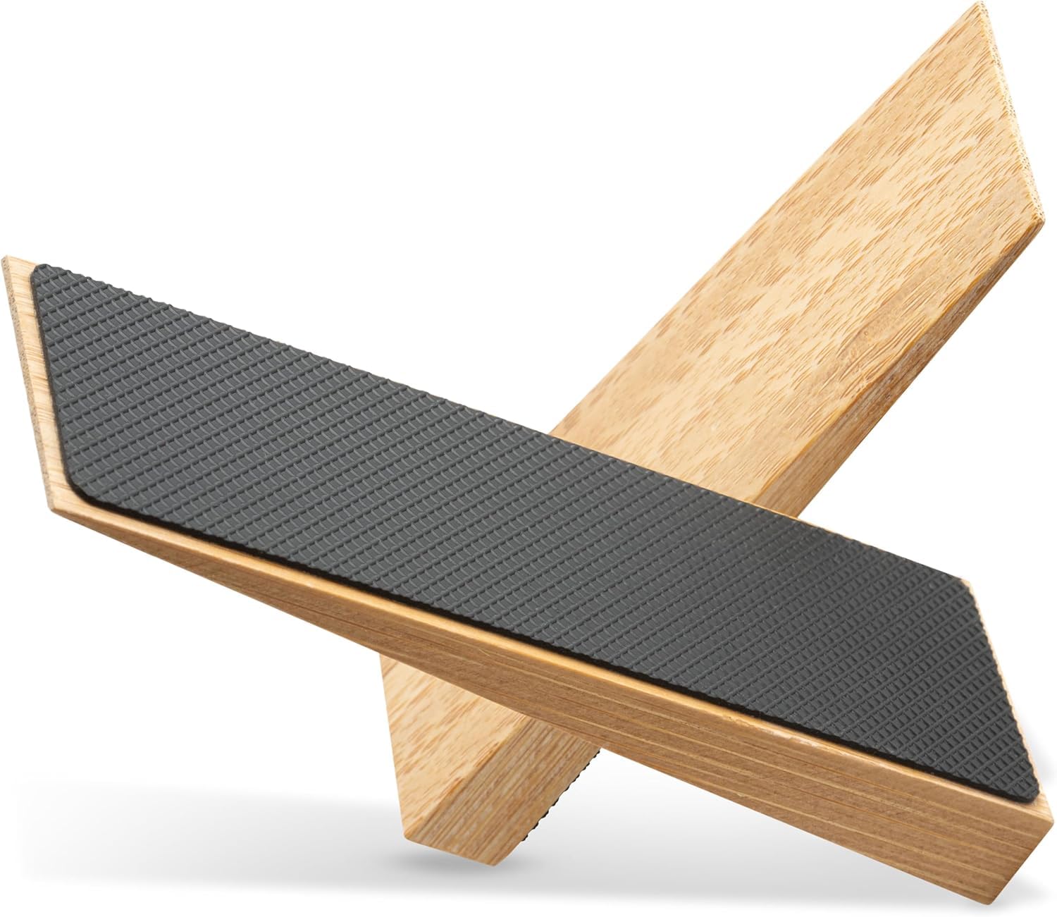 Türstopper rutschfest aus Bambus - 2er Set Türkeil aus Holz - Fester Türstopper boden mit Gummi - Türkeile für alle Böden - Holzkeile für alle Arten von Türen - Door stopper